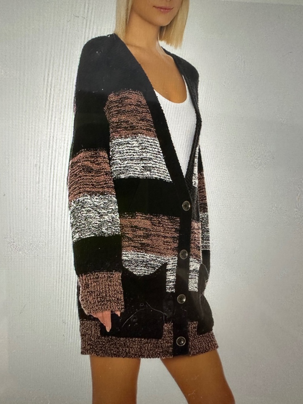 Free People Southport Oversized Beach Cardigan - Picture 3 of 7